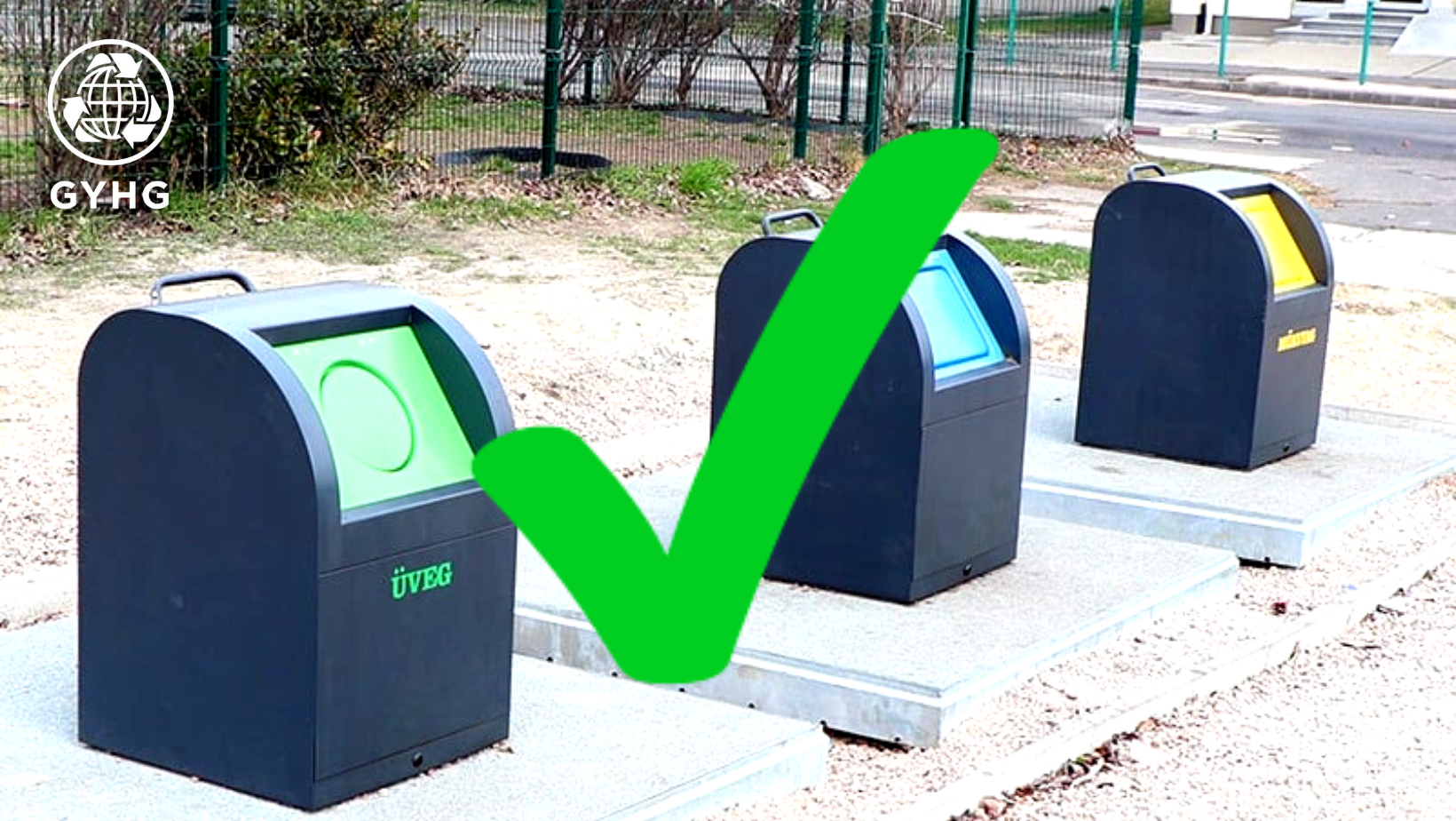 Üzemelő süllyesztett szelektív sziget